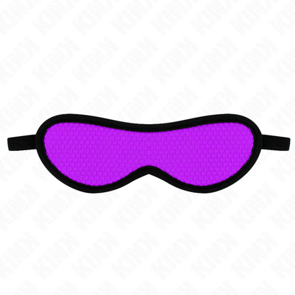 KINK - BENDA A TEXTURE A SCALE CON BORDO RICOPERTO VIOLA 20 x 7 CM - KINK MASKED ALLURE | Lingerie Harness Boutique