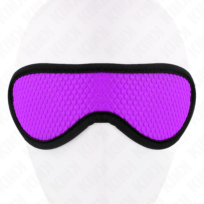 KINK - BENDA A TEXTURE A SCALE CON BORDO RICOPERTO VIOLA 20 x 7 CM - KINK MASKED ALLURE | Lingerie Harness Boutique