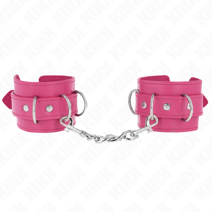 KINK - WRIST RESISTANCE WITH 3 ADJUSTABLE RINGS PINK 17.5-25 CM X 6 CM