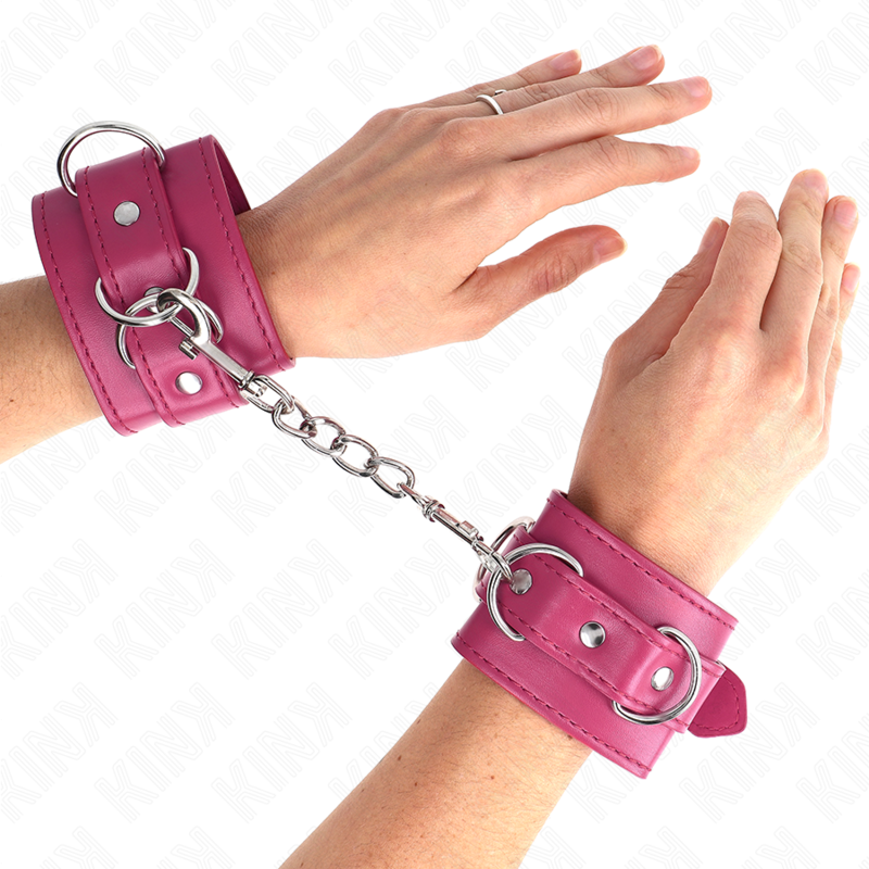 KINK - WRIST RESISTANCE WITH 3 ADJUSTABLE RINGS PINK 17.5-25 CM X 6 CM