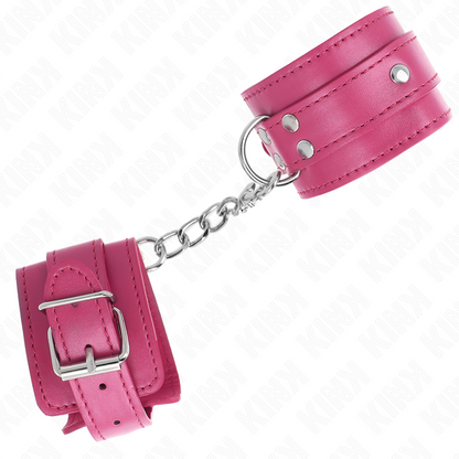 KINK - WRIST RESISTANCE WITH 3 ADJUSTABLE RINGS PINK 17.5-25 CM X 6 CM