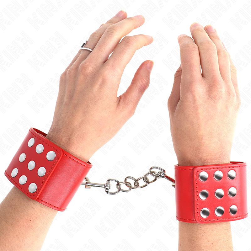 KINK - WRIST RESISTANCE WITH SNAP CLOSURE RED ADJUSTABLE 19-24CM X 5.5CM