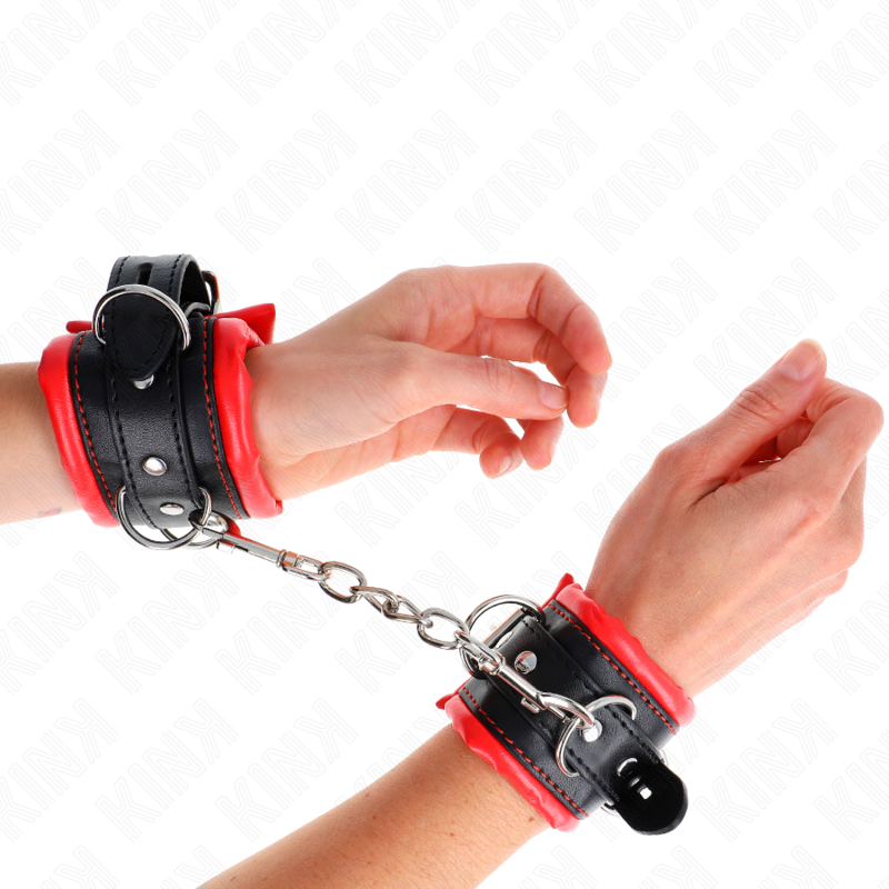 KINK - HEAVY WRIST RESISTANCE WITH RED FUR LINING ADJUSTABLE 20-30CM X 6CM