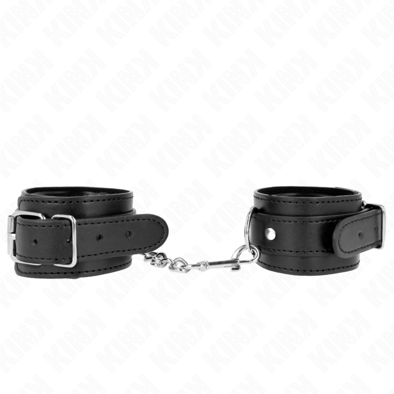 KINK - RESISTENZA DA POLSO SOTTILE NERA REGOLABILE 21-33 CM - KINK COLLAR & GAG | Lingerie Harness Boutique