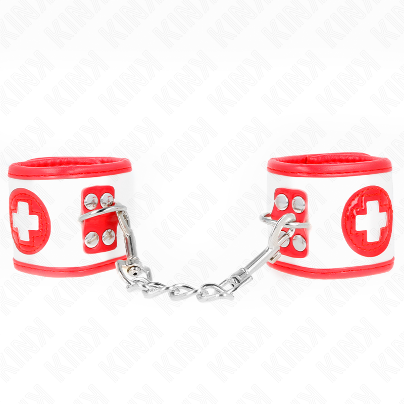 KINK - MINI POLSO DA INFERMIERA REGOLABILE 18-23 CM X 5 CM - KINK COLLAR & GAG | Lingerie Harness Boutique