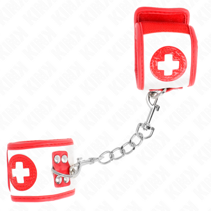 KINK - MINI POLSO DA INFERMIERA REGOLABILE 18-23 CM X 5 CM - KINK COLLAR & GAG | Lingerie Harness Boutique