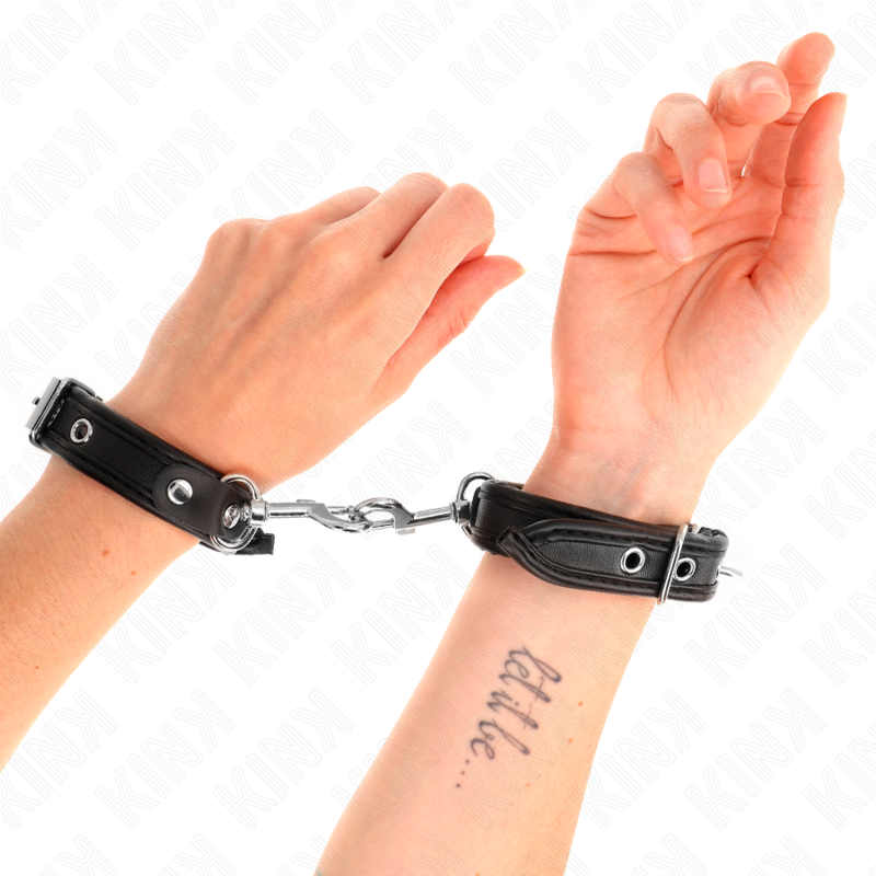 KINK - MINI BLACK STUDDED BRACELETS ADJUSTABLE 16-22CM X 2CM