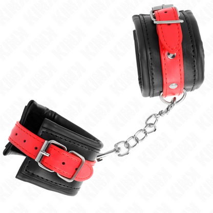 KINK - BLACK WRIST RESISTANCE WITH ADJUSTABLE RED BELT 17-28 CM X 6 CM