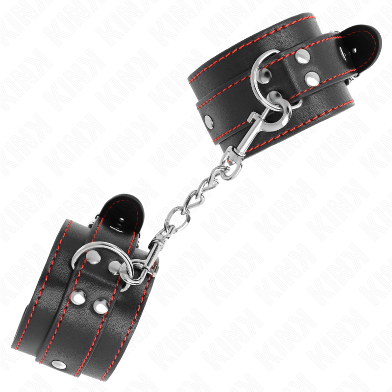 KINK - BLACK WRIST RESISTANCE WITH RED LINING ADJUSTABLE 20-28 CM X 5.5 CM