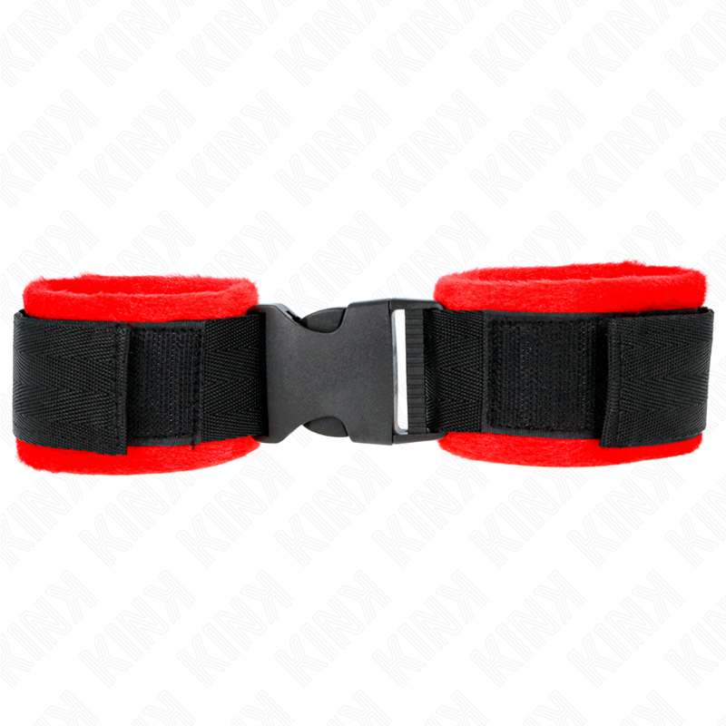 KINK - TENUTA DA POLSO IN NYLON HOOK&LOOP NERA MODELLO 1 AJDUSTABLE 25-35 CM X 6 CM - KINK COLLAR & GAG | Lingerie Harness Boutique