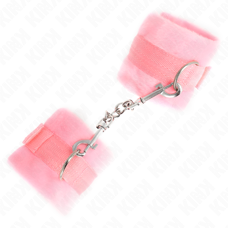 KINK - PINK BEGINNERS FUR CUFFS 30 X 7 CM