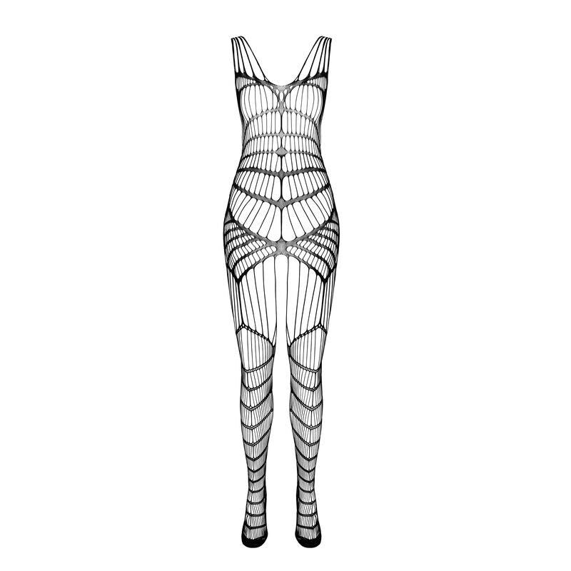 PASSION - BS 102 BODYSTOCKING ROSSO TAGLIA UNICA - PASSION WOMAN BODYSTOCKINGS | Lingerie Harness Boutique