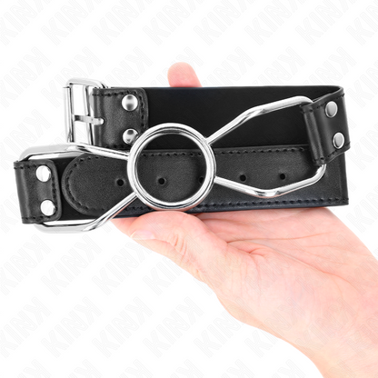 KINK - BAVAGLIO BOCCA RAGNO 60 X 3 CM TAGLIA S 3 CM - KINK COLLAR & GAG | Lingerie Harness Boutique