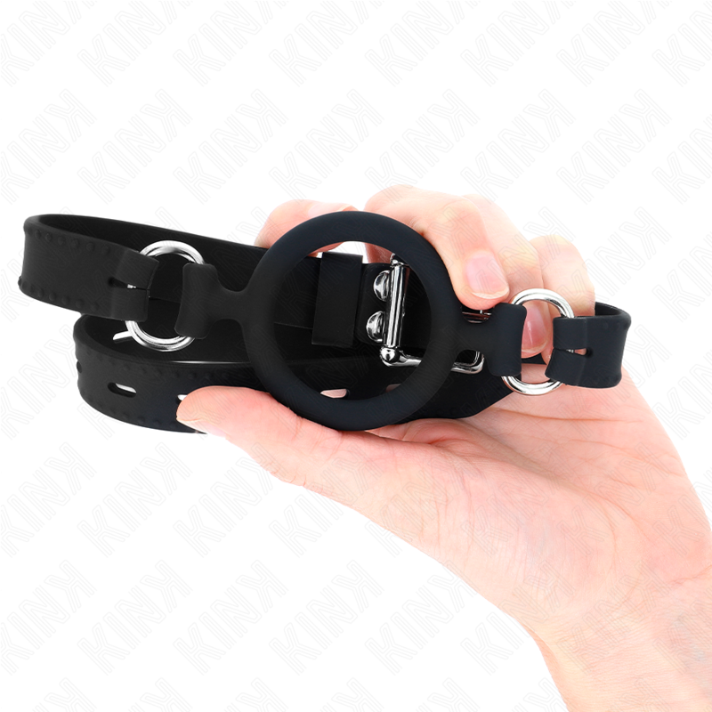 KINK - O-RING IN SILICONE 5 CM GAG 56 CM - KINK COLLAR & GAG | Lingerie Harness Boutique