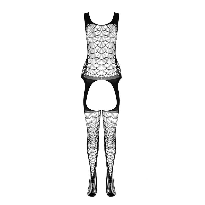 PASSION - BS 104 BODYSTOCKING ROSSO TAGLIA UNICA - PASSION WOMAN BODYSTOCKINGS | Lingerie Harness Boutique