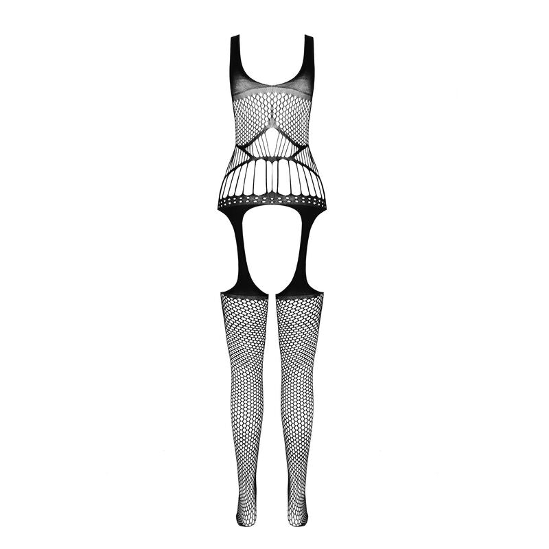 PASSION - BS 106 BODYSTOCKING ROSSO TAGLIA UNICA - PASSION WOMAN BODYSTOCKINGS | Lingerie Harness Boutique