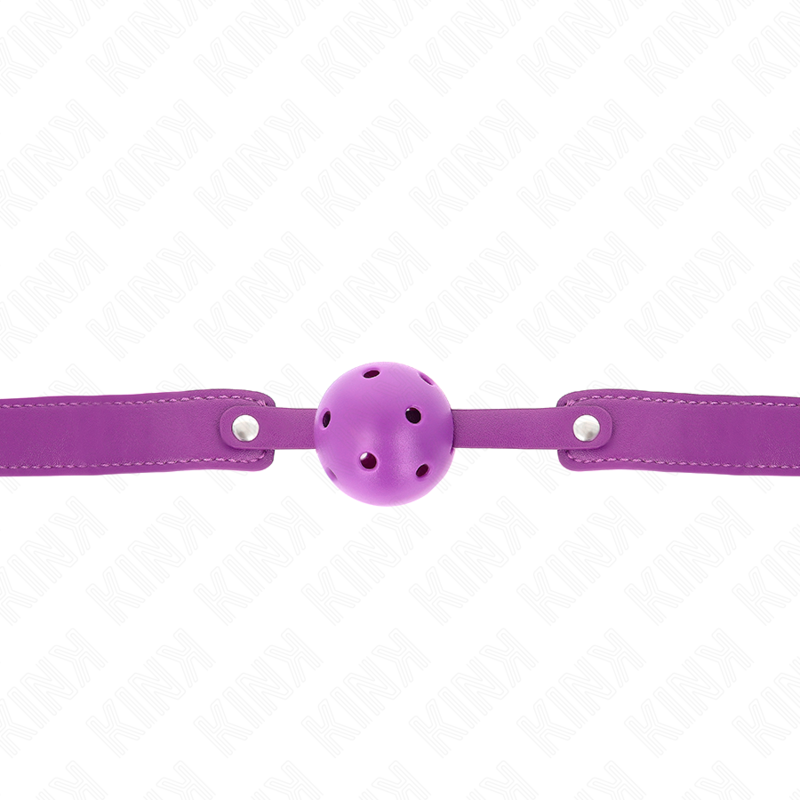 KINK - PALLA TRASPIRANTE VIOLA 4.5 CMGAG 65 x 2.5 CM - KINK IMPACT & TOUCH | Lingerie Harness Boutique