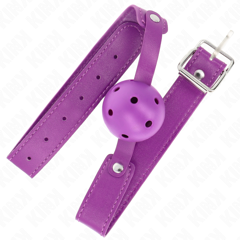 KINK - PALLA TRASPIRANTE VIOLA 4.5 CMGAG 65 x 2.5 CM - KINK IMPACT & TOUCH | Lingerie Harness Boutique