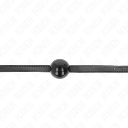 KINK - PICCOLO SIMPLICITY STRAP BALL 4 CM GAG 60 x 2 CM - KINK COLLAR & GAG | Lingerie Harness Boutique