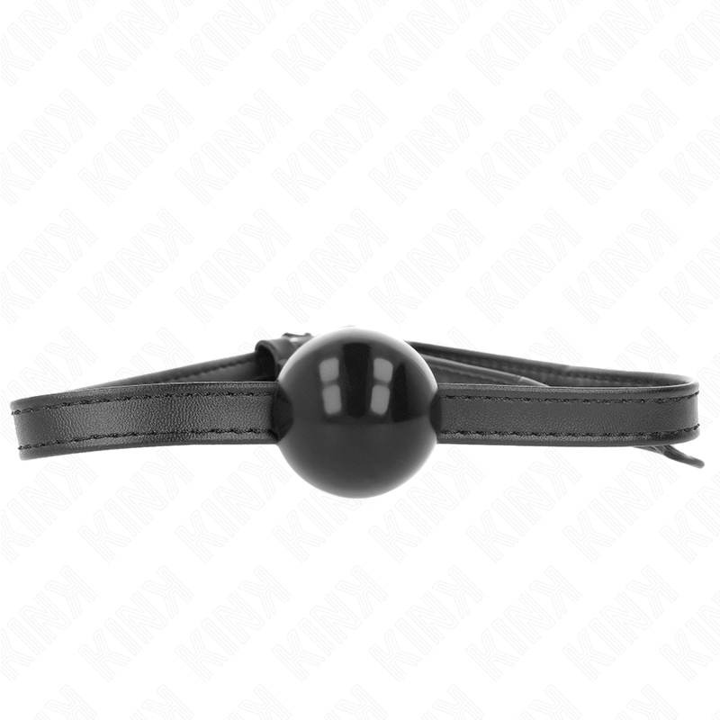 KINK - PICCOLO SIMPLICITY STRAP BALL 4 CM GAG 60 x 2 CM - KINK COLLAR & GAG | Lingerie Harness Boutique