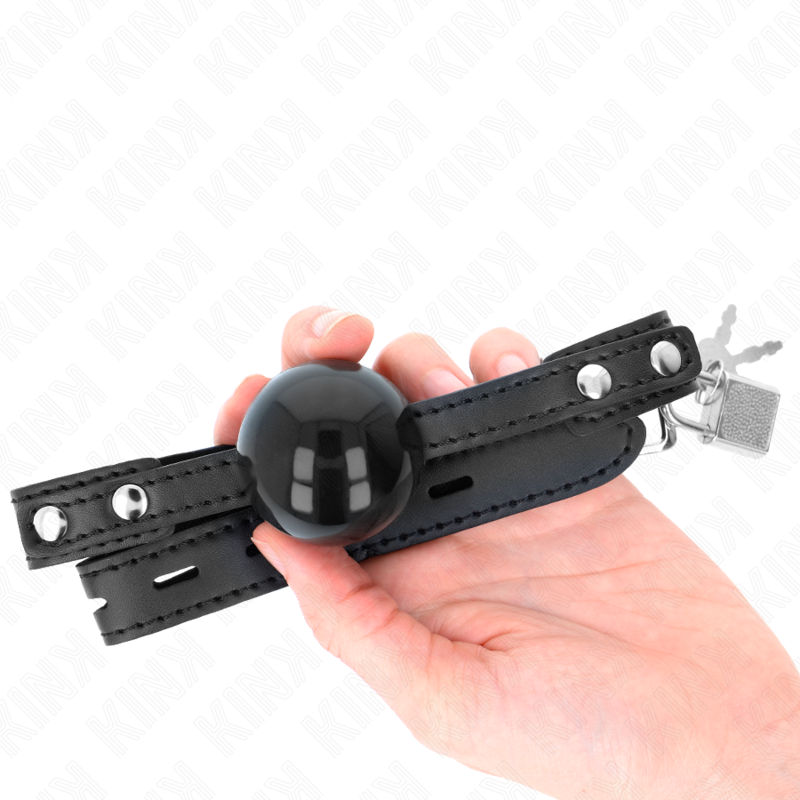 KINK - PALLA MORBIDA IN TPE 4 CM MODELLO GAG 3 60 x 2 CM REGOLABILE 37-52 CM - Lingerie Harness Boutique | Lingerie Harness Boutique