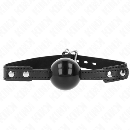 KINK - PALLA MORBIDA IN TPE 4 CM MODELLO GAG 3 60 x 2 CM REGOLABILE 37-52 CM - KINK COLLAR & GAG | Lingerie Harness Boutique