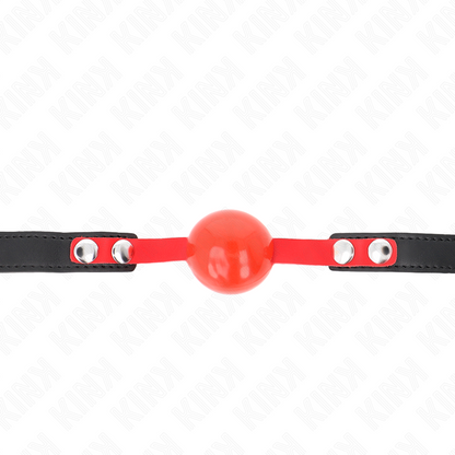 KINK - PALLA MORBIDA IN TPE 4 CM MODELLO GAG 4 60 x 2 CM REGOLABILE 37-52 CM - KINK COLLAR & GAG | Lingerie Harness Boutique
