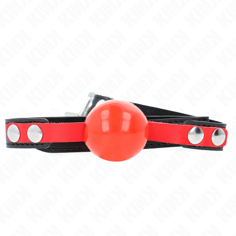 KINK - PALLA MORBIDA IN TPE 4 CM MODELLO GAG 4 60 x 2 CM REGOLABILE 37-52 CM - KINK COLLAR & GAG | Lingerie Harness Boutique