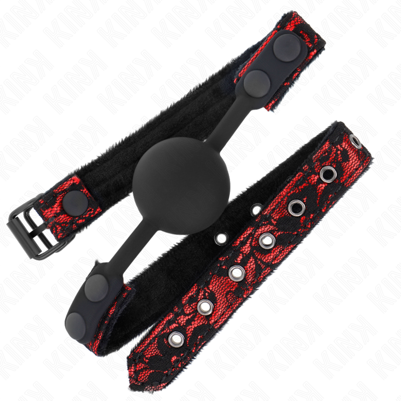 KINK - SFERA IN SILICONE SCANDALO 4 CM MODELLO GAG 1 65 x 2 CM - KINK COLLAR & GAG | Lingerie Harness Boutique