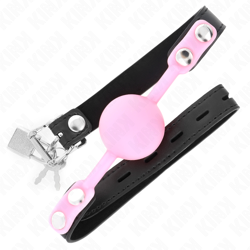 KINK - SFERA LUMINOSA IN SILICONE 4 CM GAG 60 x 2 CM - KINK COLLAR & GAG | Lingerie Harness Boutique