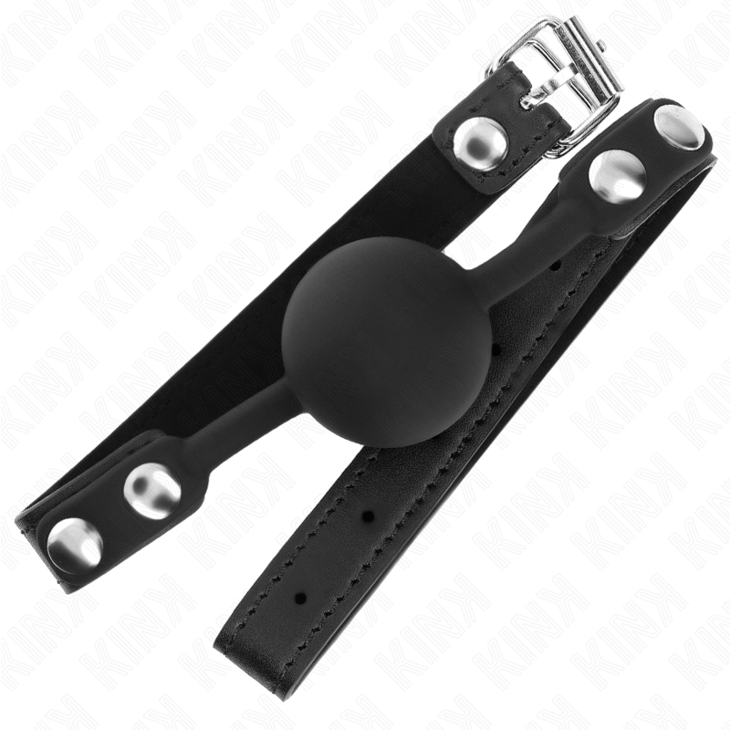KINK - PALLA IN SILICONE 4 CM MODELLO GAG 1 60 x 2 CM - KINK COLLAR & GAG | Lingerie Harness Boutique