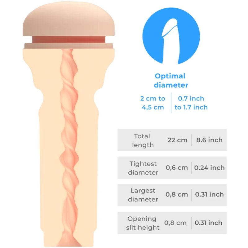 KIIROO - FEEL STROKER BUTT FLESH EXTRA STRETTO - KIIROO | Lingerie Harness Boutique