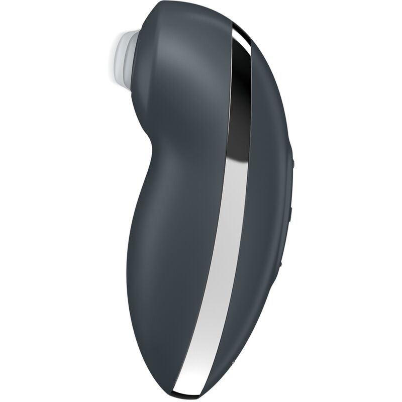 SATISFYER - TAP & CLIMAX 2 VIBRATORE E STIMOLATORE GRIGIO - SATISFYER VIBRATOR | Lingerie Harness Boutique