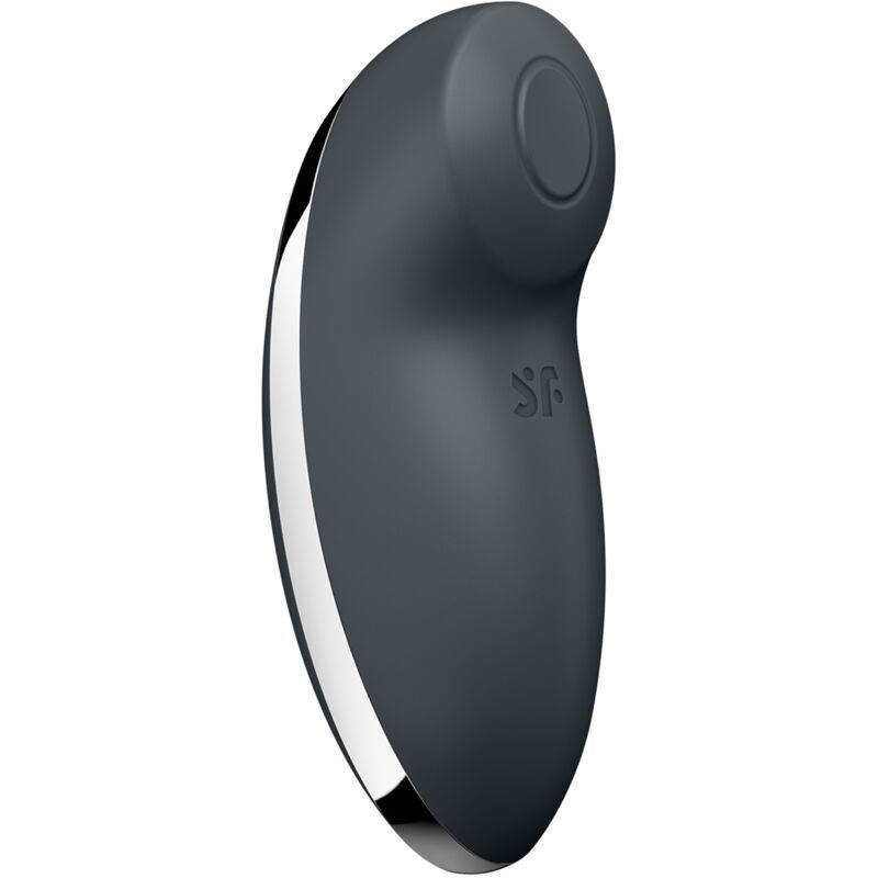 SATISFYER - TAP & CLIMAX 2 VIBRATORE E STIMOLATORE GRIGIO - SATISFYER VIBRATOR | Lingerie Harness Boutique