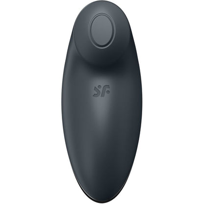 SATISFYER - TAP & CLIMAX 2 VIBRATORE E STIMOLATORE GRIGIO - SATISFYER VIBRATOR | Lingerie Harness Boutique