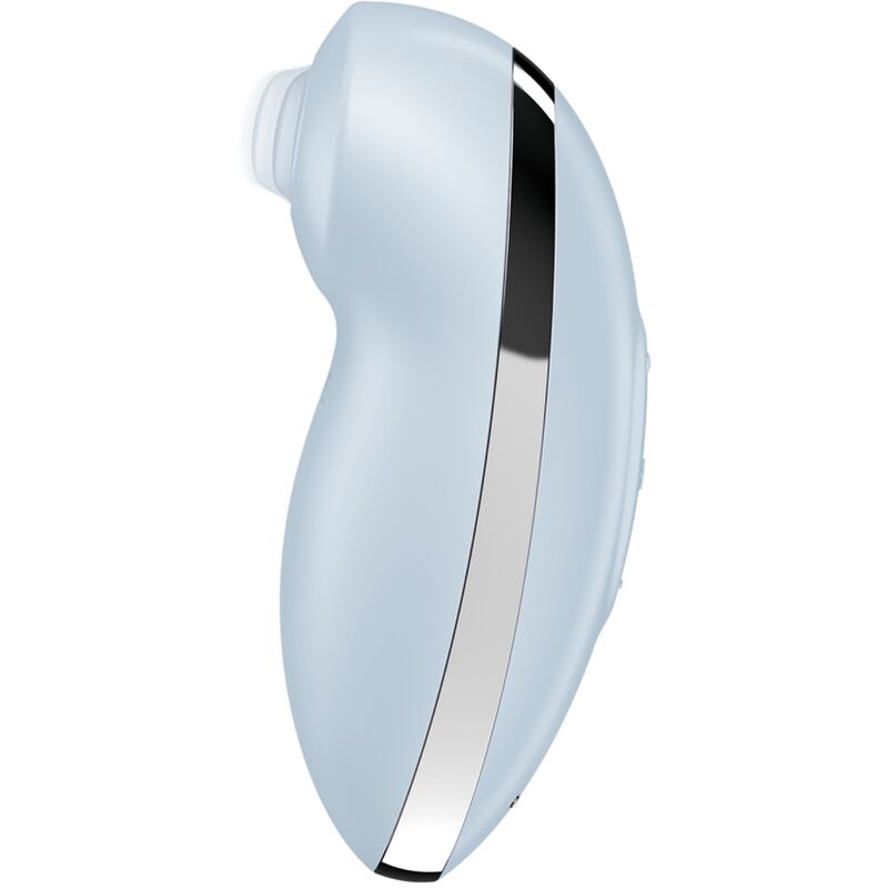 SATISFYER - TAP & CLIMAX 2 VIBRATORE E STIMOLATORE BLU - SATISFYER VIBRATOR | Lingerie Harness Boutique