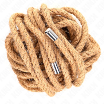 KINK - HEMP ROPE WITH METAL HEAD 5 METERS