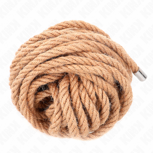 KINK - HEMP ROPE WITH METAL HEAD 10 METERS