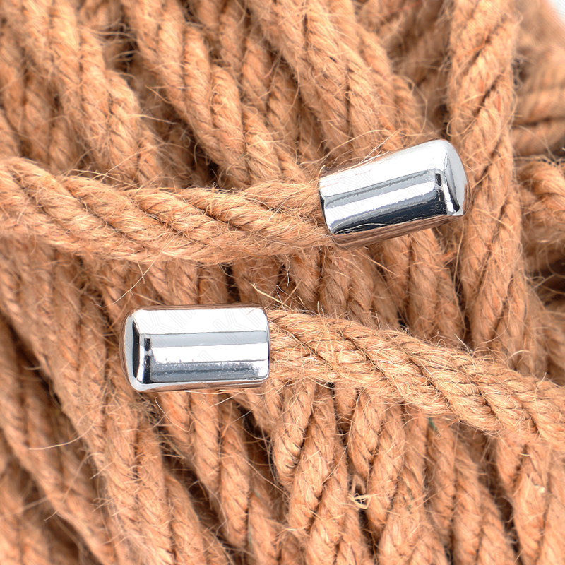 KINK - CORDA DI CANAPA CON TESTA IN METALLO 10 METRI - Lingerie Harness Boutique | Lingerie Harness Boutique