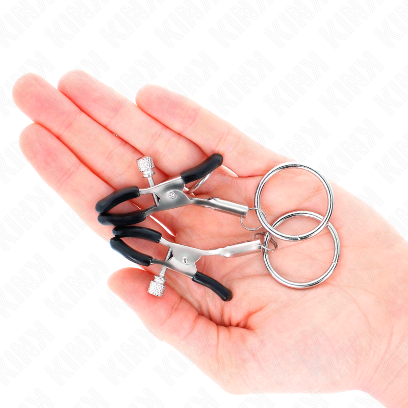 KINK - MORSETTO PER CAPEZZOLO O-RING 6 CM - KINK COLLAR & GAG | Lingerie Harness Boutique