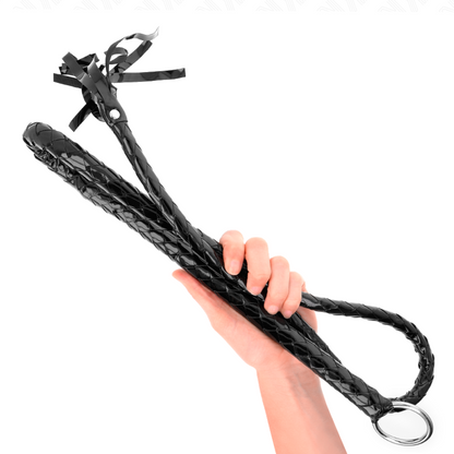 KINK - FRUSTA LUNGA IN PVC LUCIDO 138 CM - KINK IMPACT & TOUCH | Lingerie Harness Boutique