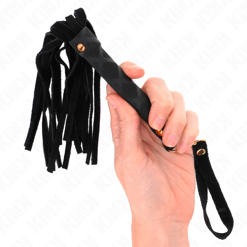 KINK - MINI BLACK SUEDE WHIP 30 CM