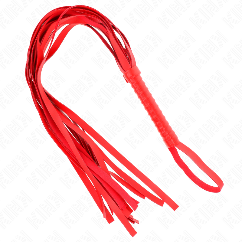 KINK - FRUSTA ROSSA MANICO CORTO CODA LUNGA 70 CM - KINK IMPACT & TOUCH | Lingerie Harness Boutique