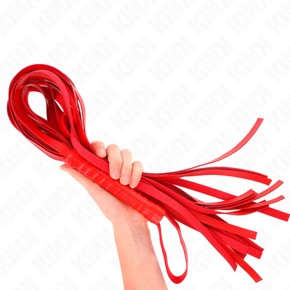 KINK - FRUSTA ROSSA MANICO CORTO CODA LUNGA 70 CM - KINK IMPACT & TOUCH | Lingerie Harness Boutique