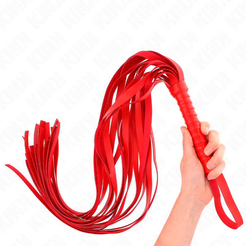 KINK - FRUSTA ROSSA MANICO CORTO CODA LUNGA 70 CM - KINK IMPACT & TOUCH | Lingerie Harness Boutique