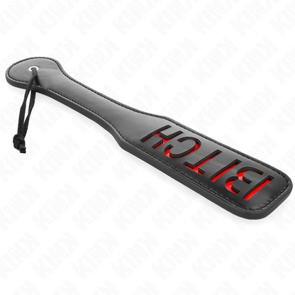 KINK - BITCH PALETTE AD ANGOLO TONDO 32 X 6 CM - Lingerie Harness Boutique | Lingerie Harness Boutique