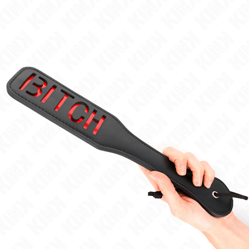 KINK - BITCH PALETTE AD ANGOLO TONDO 32 X 6 CM - KINK IMPACT & TOUCH | Lingerie Harness Boutique