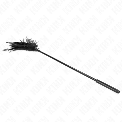 KINK - PIUME MULTIPLE NERE TICKLE 45 CM - KINK IMPACT & TOUCH | Lingerie Harness Boutique