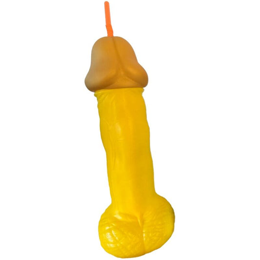 DIABLO PICANTE - COPPA PER PENE IN PLASTICA GIALLA - DIABLO PICANTE | Lingerie Harness Boutique