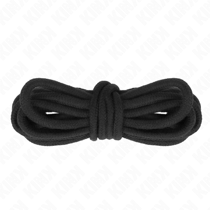 KINK - 10 METERS BLACK COTTON ROPE